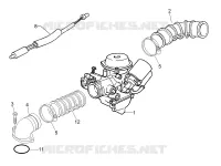 Carburateur complet - Raccord d'admission