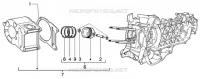 Unsemble cylindre-piston-axe de piston