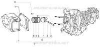 Ensemble cylindre - piston - axe de piston