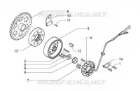 Volant magnetique