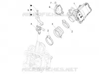 Corps papillon - Injecteur - Raccord d admission