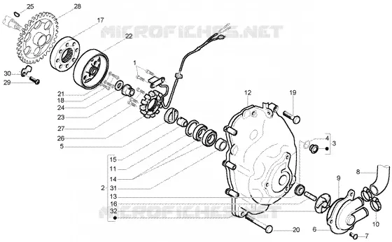 Volant magnetique