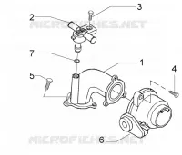 Raccord d’admission-corps papillon-injecteur
