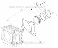 Ensemble cylindre-piston-axe de piston