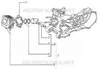 Ensemble cylindre-piston-axe de piston