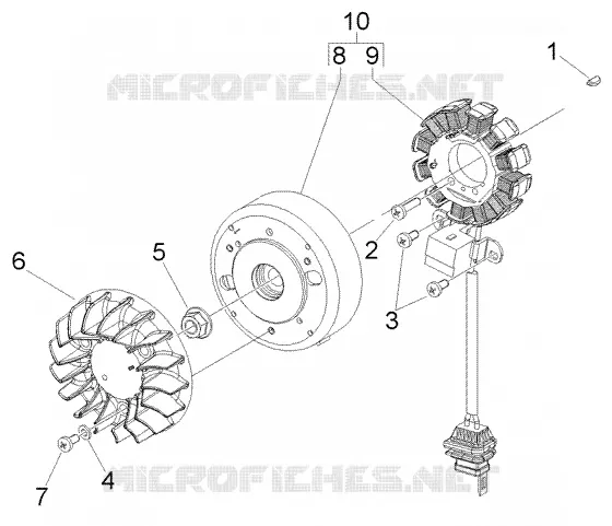 Volant magnetique