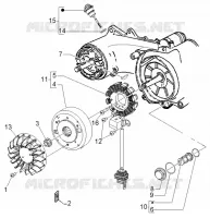 Volant magnetique