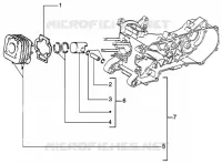 ENSEMBLE CYLINDRE-PISTON-AXE DE PISTON