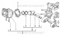 Ensemble cylindre-piston-axe de piston