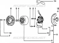 Volant magnetique