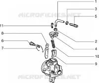 Pieces composant le carburateur
