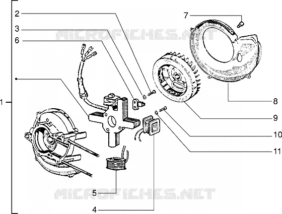 Volant magnetique
