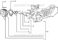 Ensemble cylindre-piston-axe de piston