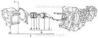 Ensemble cylindre-piston-axe de piston