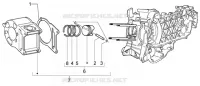 Ensemble cylindre-piston-axe de piston