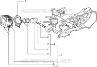 Ensemble cylindre-piston-axe de piston