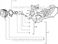 Ensemble cylindre-piston-axe de piston