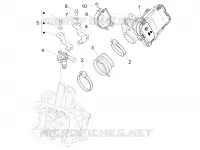 Corps papillon - Injecteur - Raccord d'admission