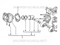 Ensemble cylindre-piston-axe de piston