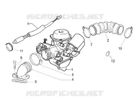 Carburateur complet - Raccord d'admission