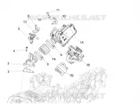 Corps papillon - Injecteur - Raccord d admission