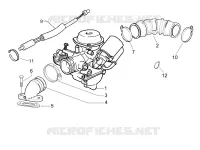 Carburateur complet - Raccord d'admission