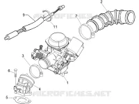 Carburateur complet - Raccord d'admission