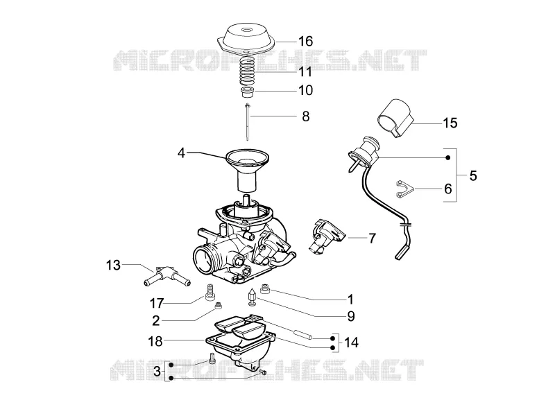 Composants de carburateur