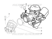 Carburateur complet - Raccord d'admission