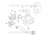 Carburateur complet - Raccord d'admission