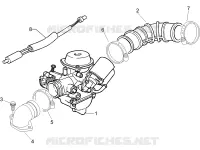 Carburateur complet - Raccord d'admission