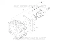 Groupe cylindre-piston-axe