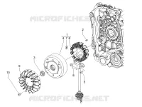 Volant magnetique