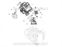 Corps papillon - Injecteur - Raccord d'admission