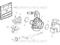 Carburateur complet - Raccord d'admission