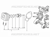 Groupe cylindre-piston-axe