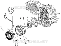Volant magnetique