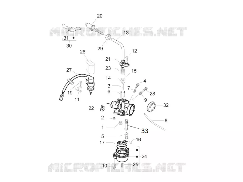 Composants de carburateur