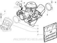 Carburateur complet - Raccord d'admission