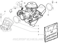 Carburateur complet - Raccord d'admission