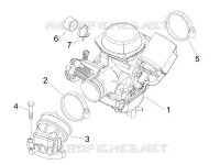 Carburateur complet - Raccord d'admission