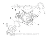 Carburateur complet - Raccord d'admission