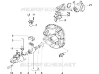 Corps papillon - Injecteur - Raccord d'admission