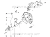Corps papillon - Injecteur - Raccord d'admission