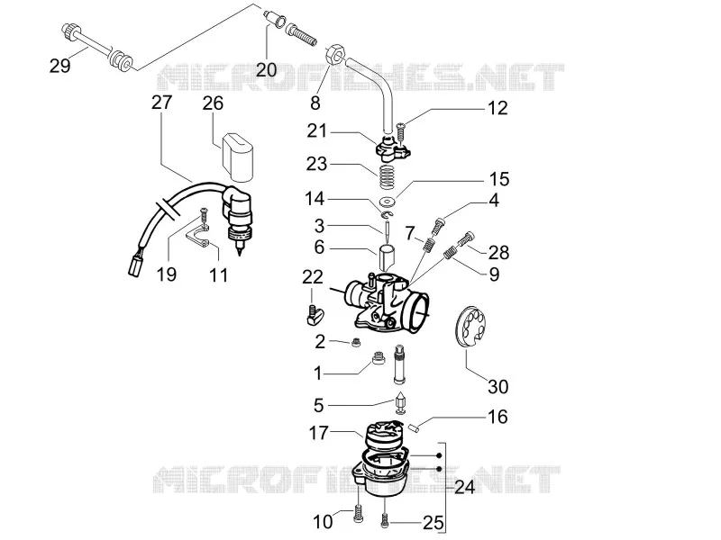 Composants de carburateur