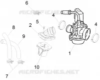 Carburateur complet - Raccord d'admission