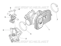 Corps papillon - Injecteur - Raccord d'admission