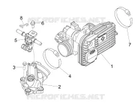 Corps papillon - Injecteur - Raccord d'admission