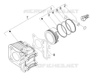 Groupe cylindre-piston-axe