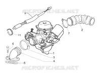Carburateur complet - Raccord d'admission